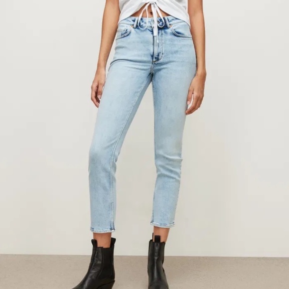 All Saints - Imogen Mid-Rise Slim Jeans SZ 31 - Picture 2 of 7